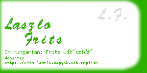 laszlo frits business card